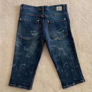 Roberto Cavalli Boys Denim Jean Shorts M